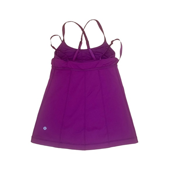lululemon Warrior 1 Tank Top Dewberry Purple Pink Size 4 - Picture 3 of 11
